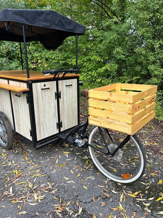 Rower gastronomiczny, food bike, coffee bike.