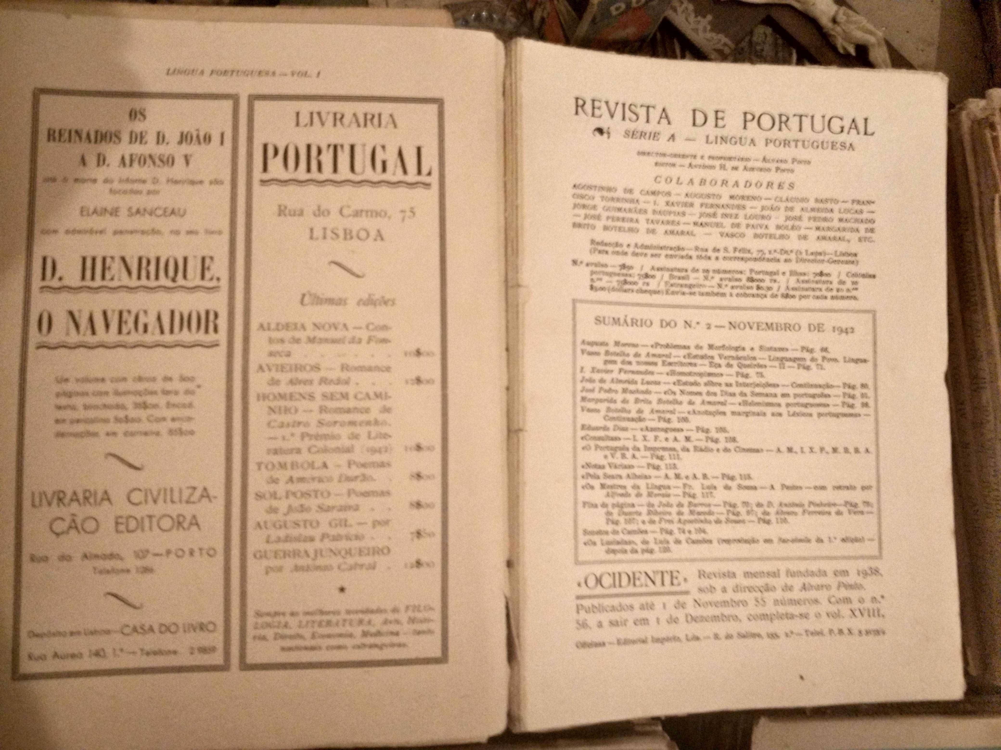 Colecção da "Revista de Portugal" - 1949 a 1969