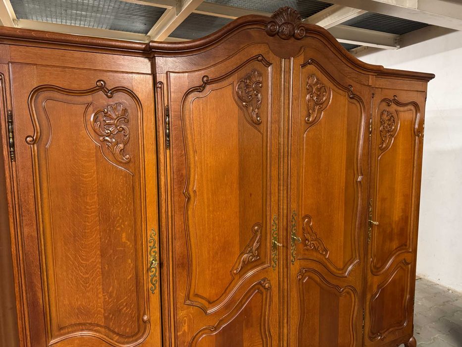 Szafa czterodrzwiowa Ludwik szafa drewniana dąb