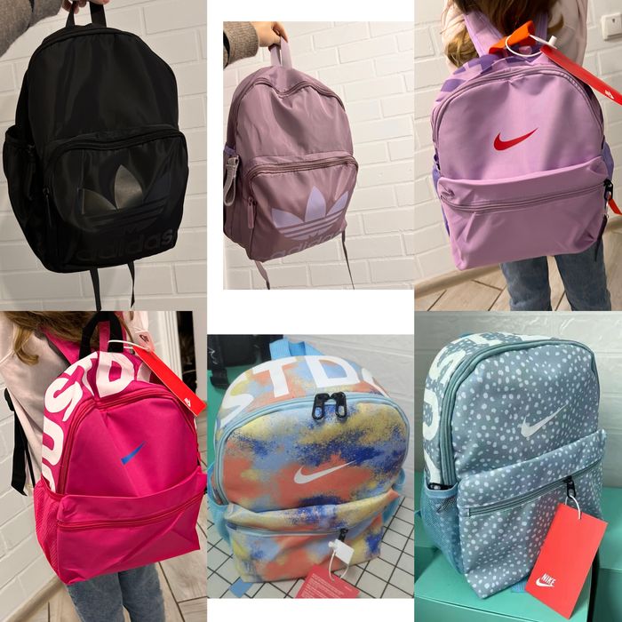 Портфель Adidas Backpack чорний і ліловий