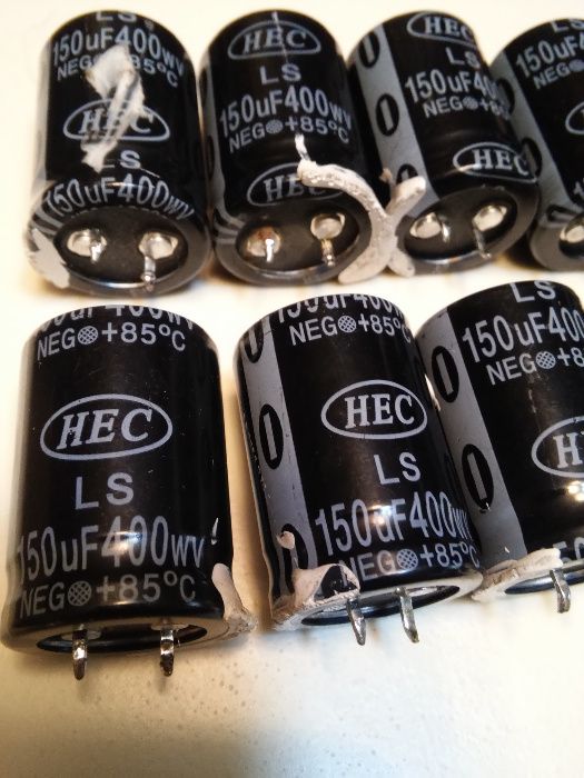 Конденсаторы электролитические полярные