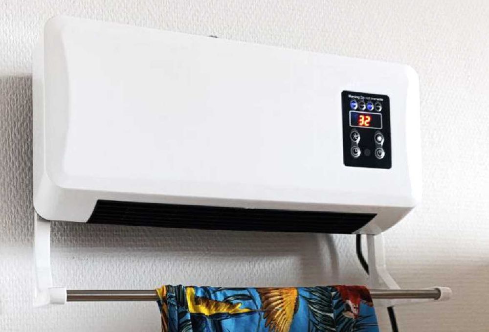 обігрівач для дому 1500W кондиціонер тепловентилятор + сушарка + пульт