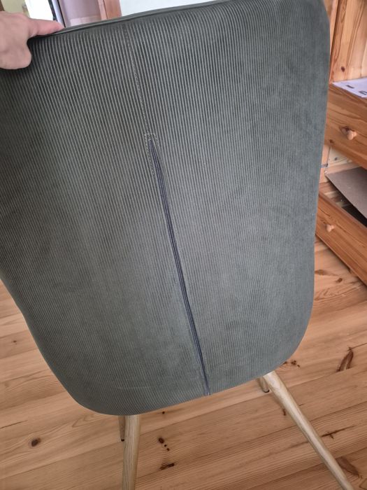 Продам крісло Jysk вельвeт, дуб