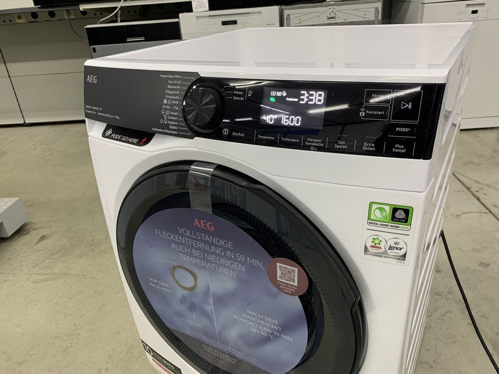 Нова пральна машина AEG LR8FL961EX 9 кг