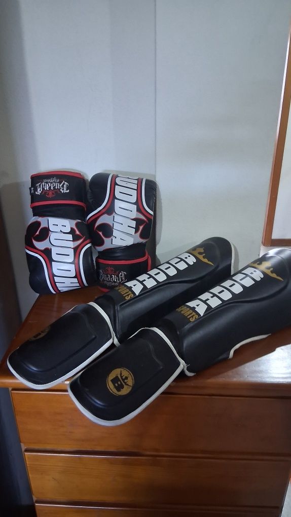 Conjunto kickbox duddha completo e como novo