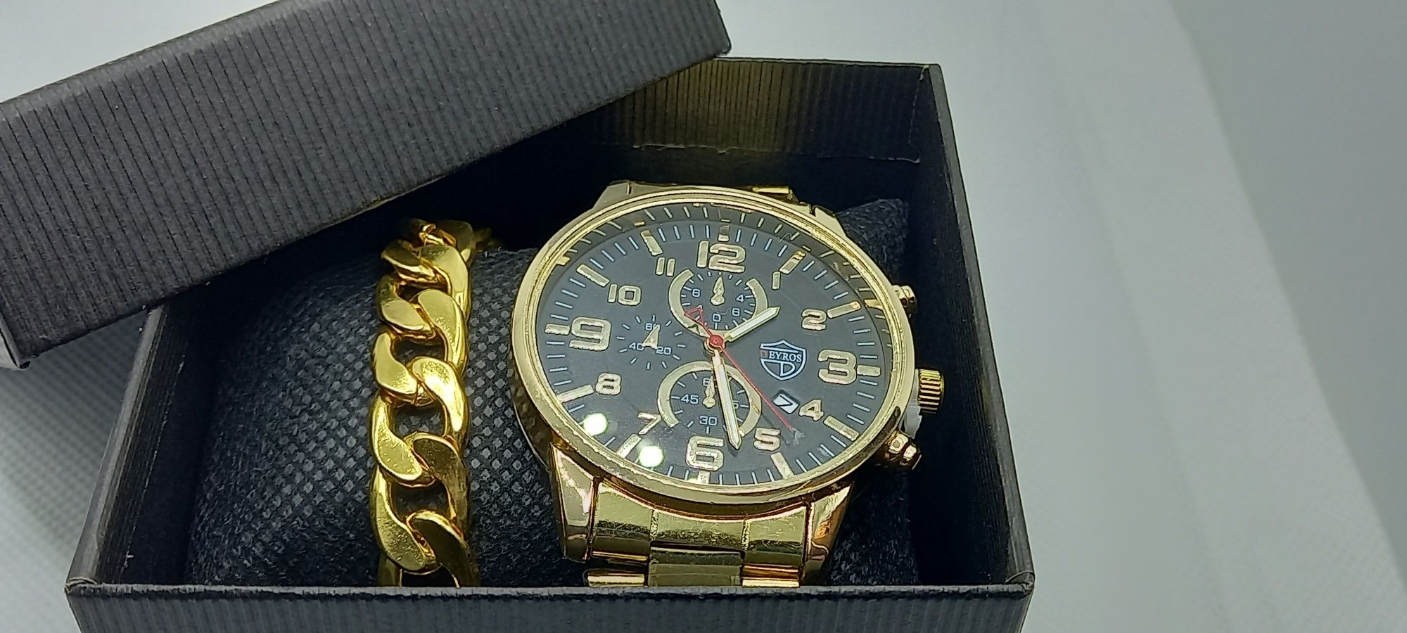 Prześliczny zestaw prezentowy zegarek Deyros plus bransoleta