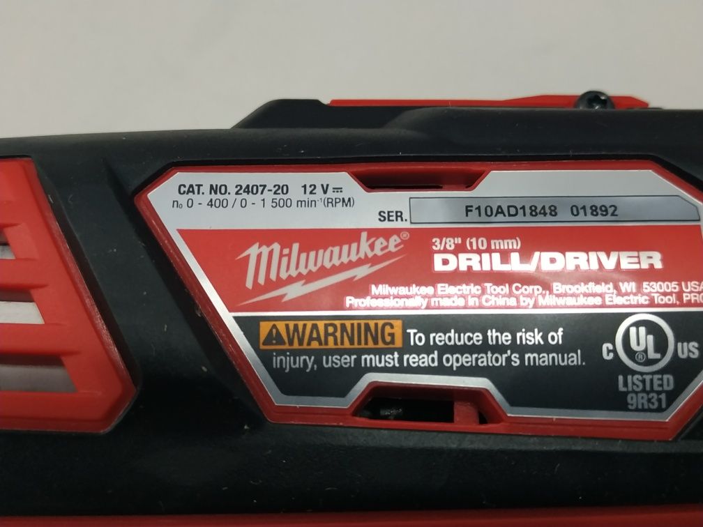 Milwaukee M12 2494-22 набор шуруповертов Оригинал США