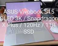 ASUS Vivobook S15 OLED 3K / Snapdragon X Plus / 1TB SSD / 120Hz