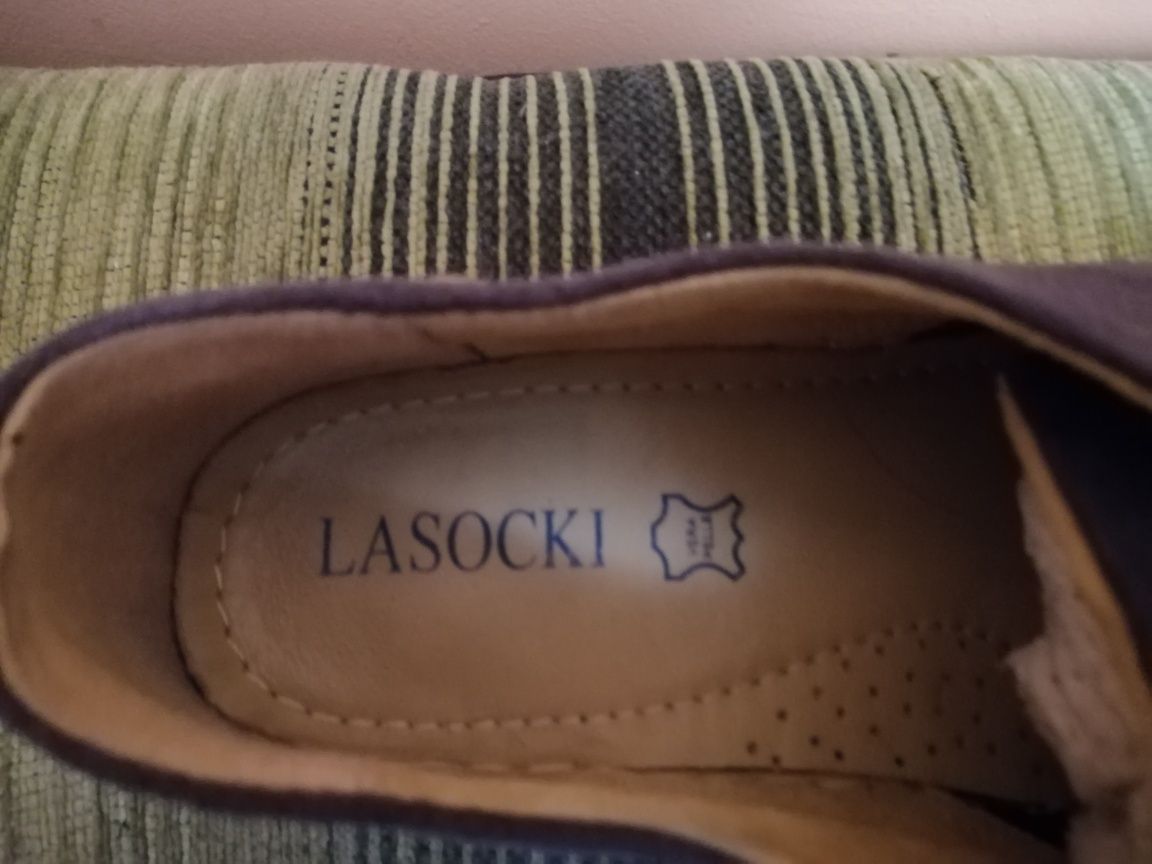 Жіночі мокасины, шкіряні Lasocki