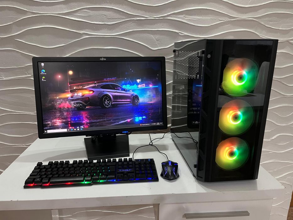 Komputer i5-7400 | RX 470 8GB | 16 RAM | SSD | HDD |Monitor|LED|GAMING