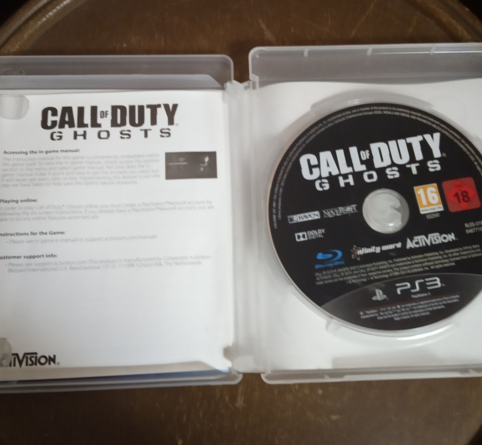 Jogo da PS3 Call of Duty ghosts