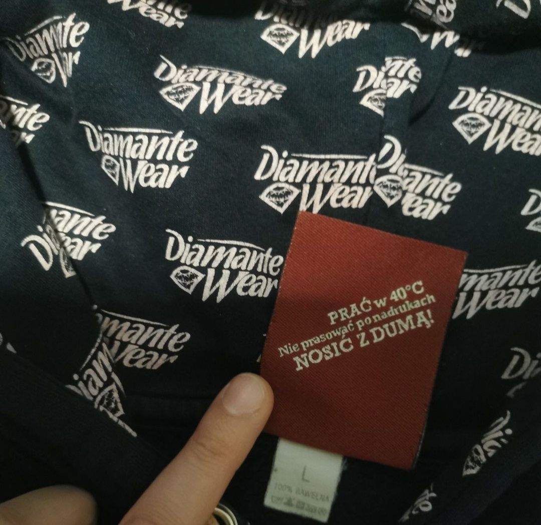 Bluza z kapturem L 100% bawełna - I see dead haters Diamante Wear