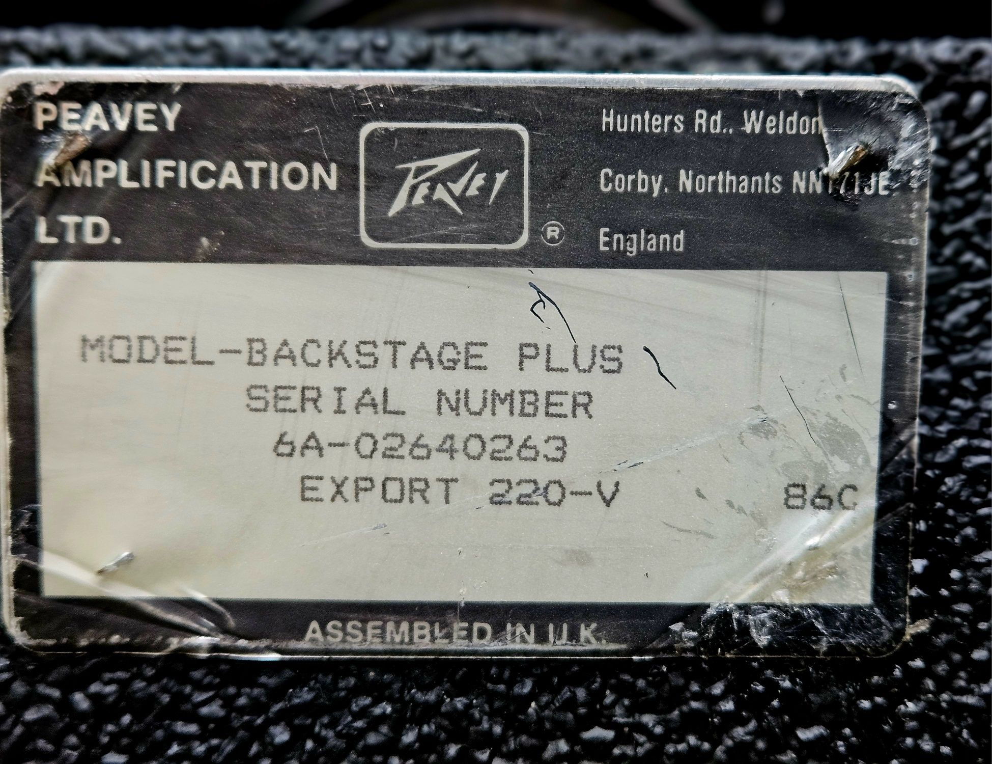 Wzmacniacz do gitary Peavey Backstage Plus 1980