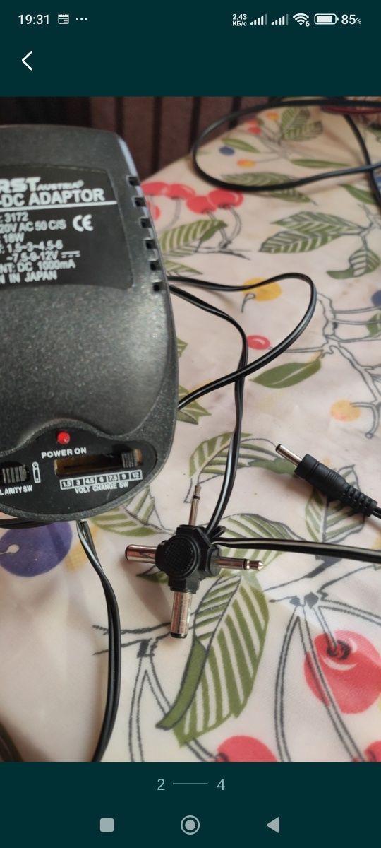 блок питания ADAPTER FIRST 3172 регулировка тока