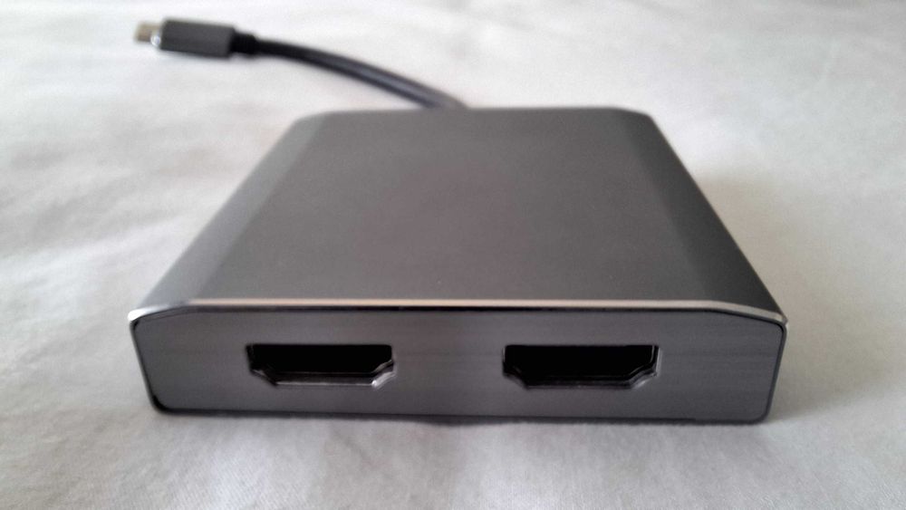 Adaptador EQUIP Hub USB-C 2xHDMI 4K