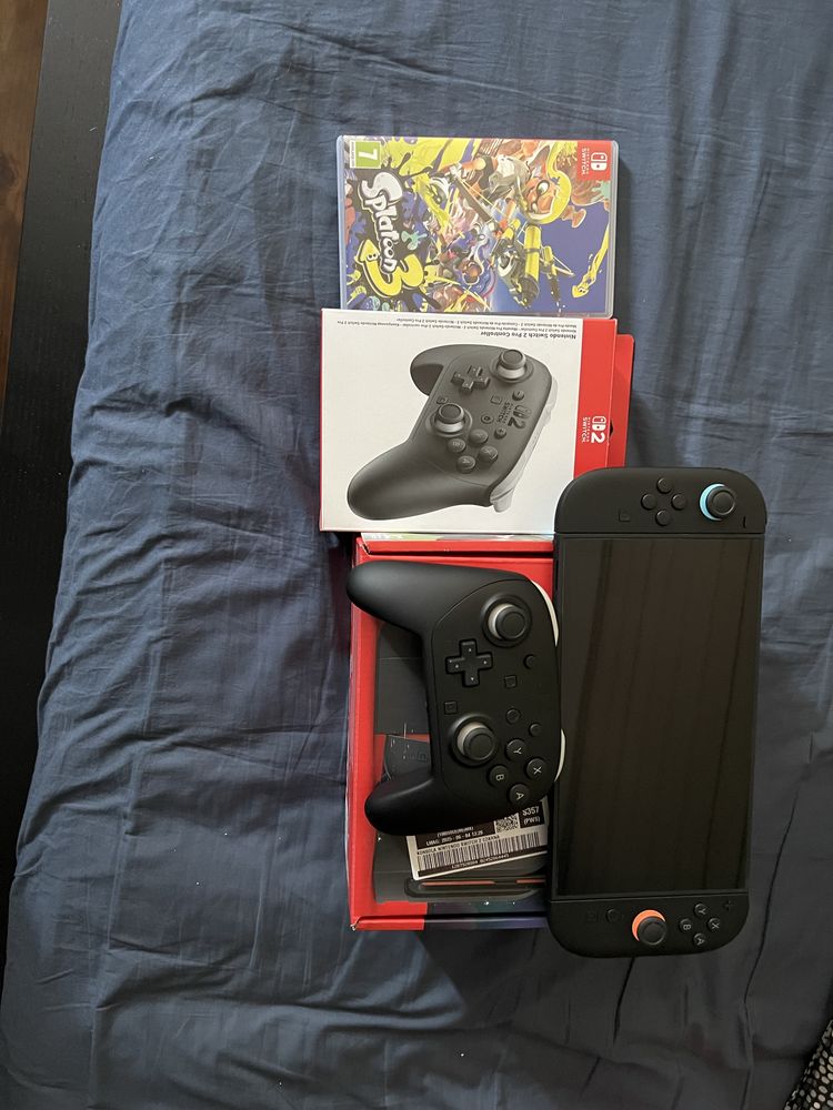 Nintendo Switch 2 + Pro Controller 2 + Splatoon