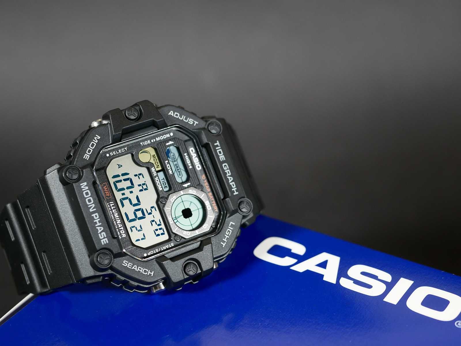 Casio WS-1700H-1AV WR100m батарея на 10 років