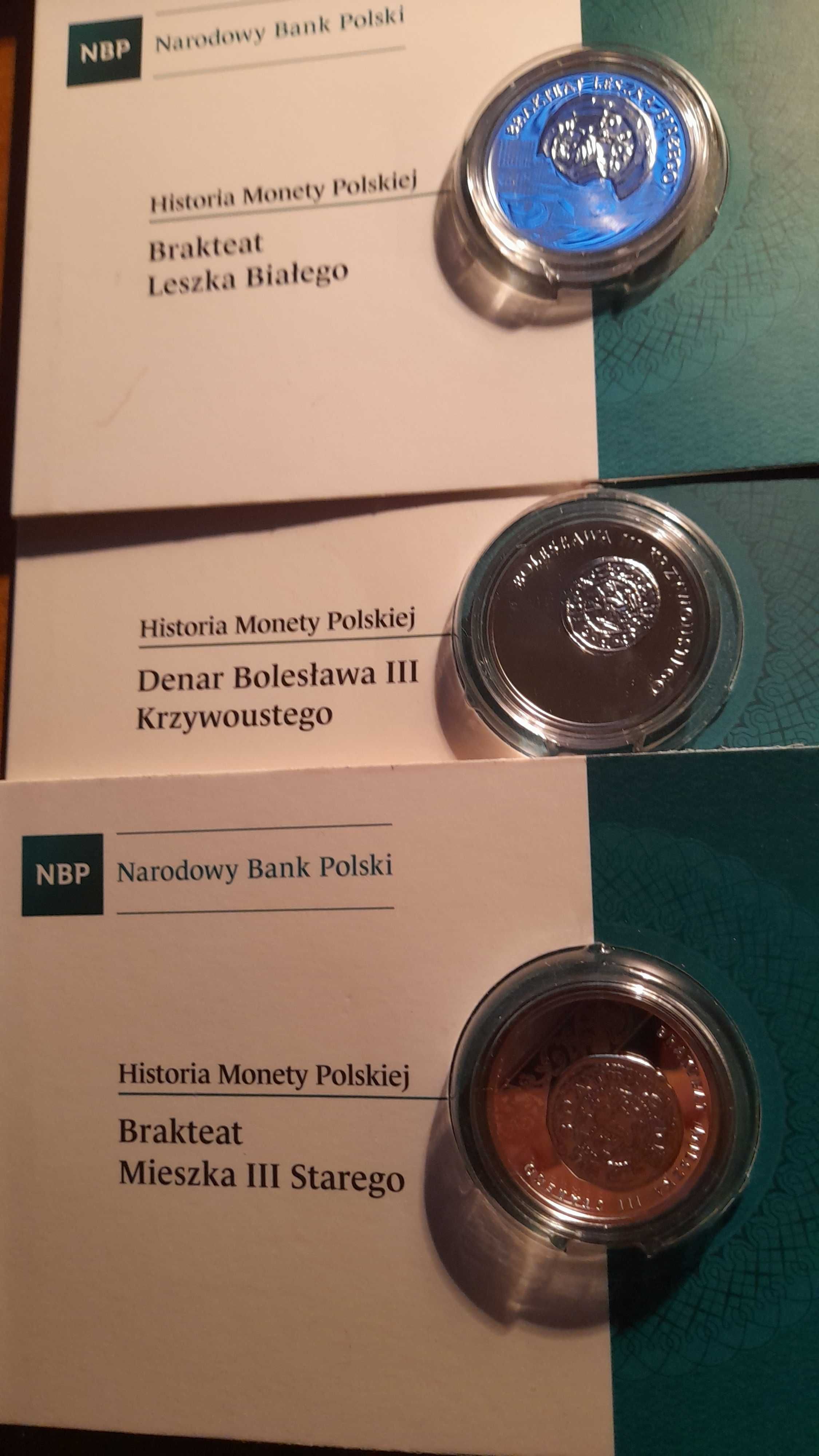 Seria monet "Historia monety polskiej" (10 szt.)