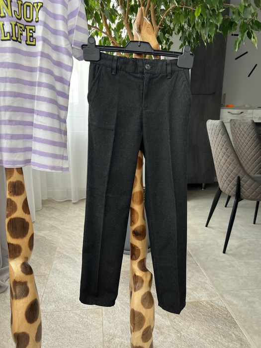 Брюки (штаны) школьные темно-серые Waikiki р.134-140