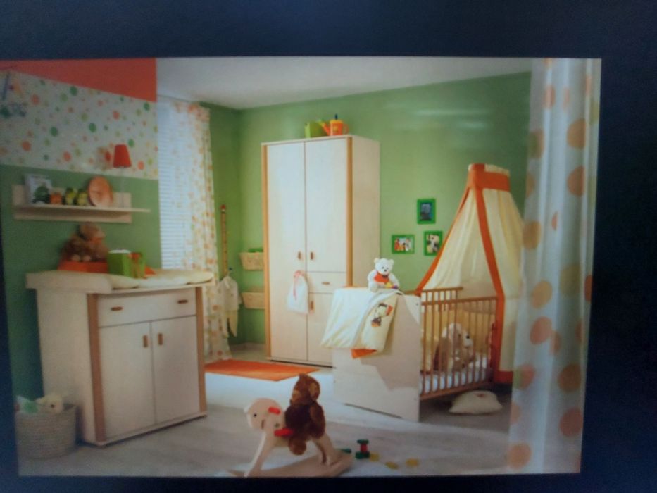 Komoda drewniana z szufladą i półką PAIDI