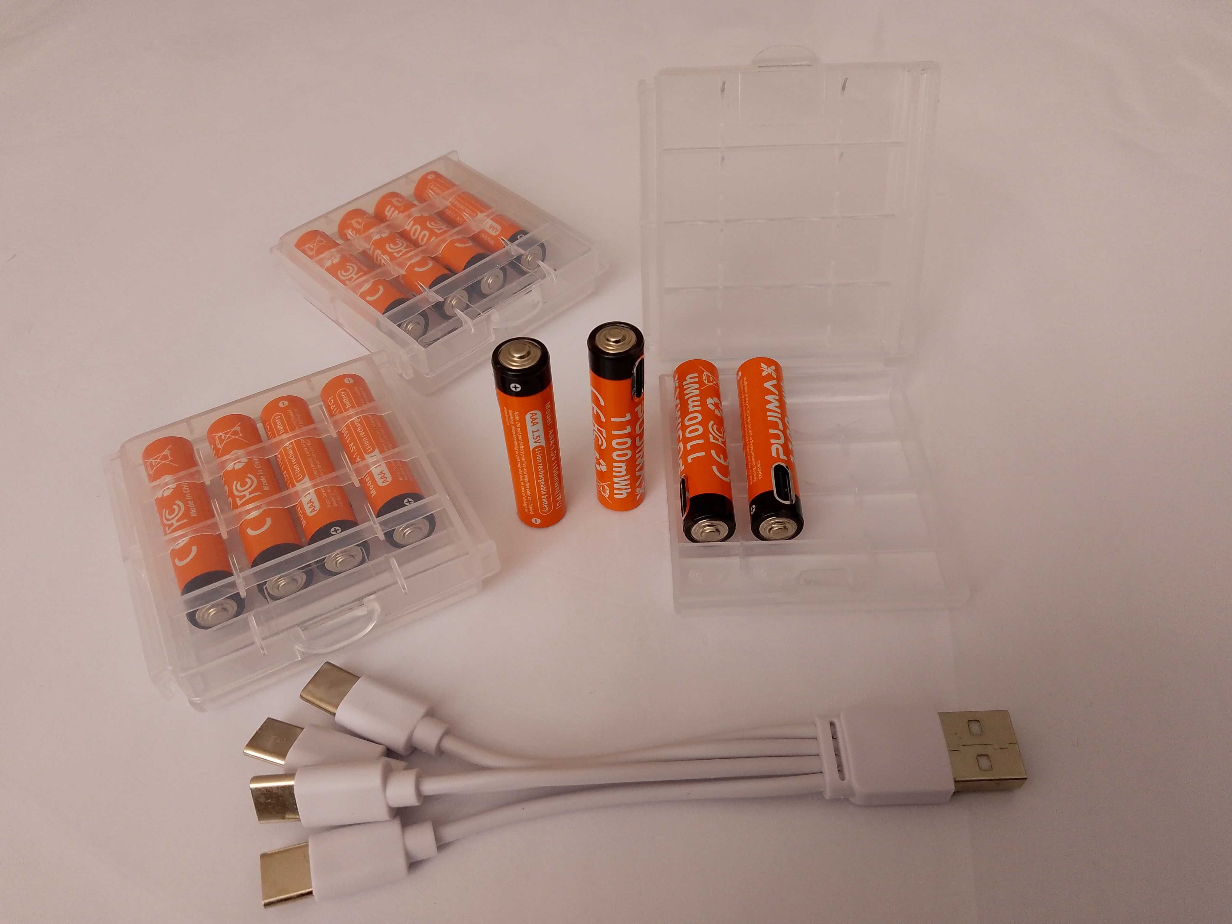 Акумулятори літій-іонні АА, ААА, Крона, 1,5V, 9V нові, низькі ціни