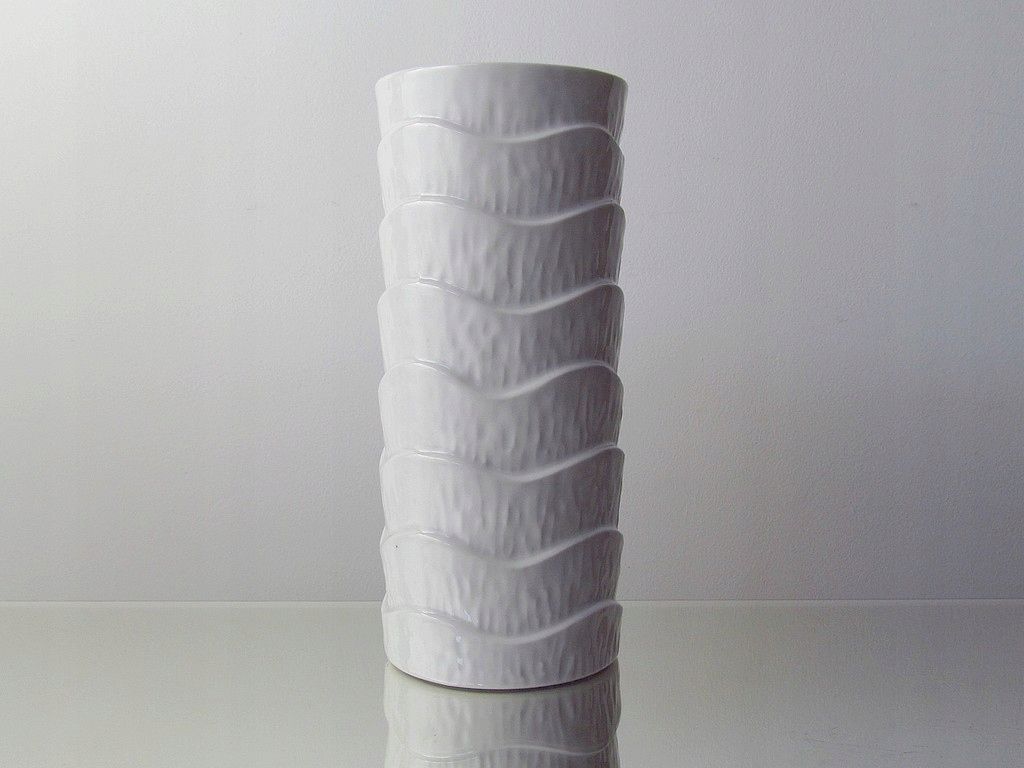 op-art 1960-70 piękny porcelanowy wazon schumann