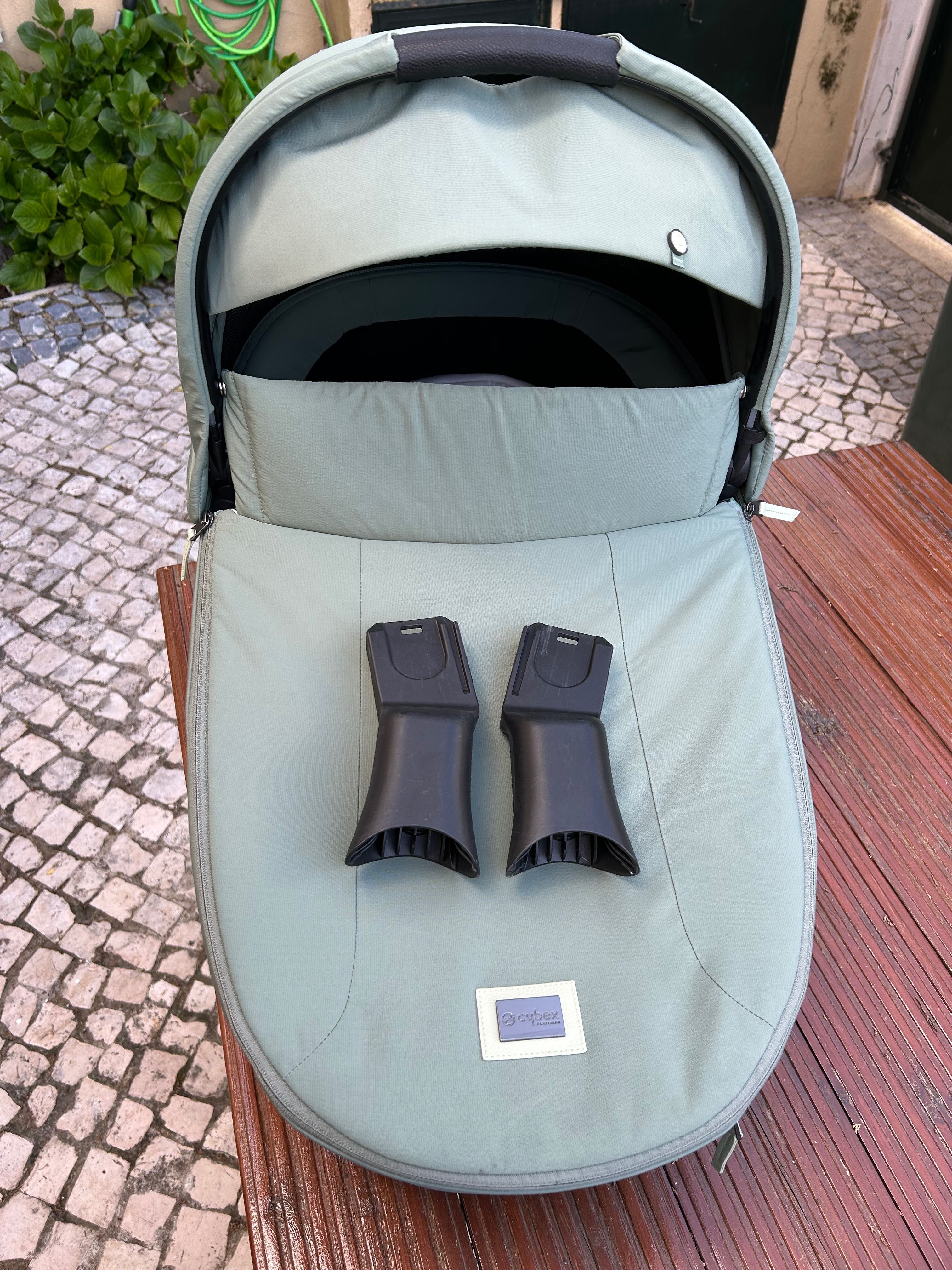 CYBEX Platinum Priam Lux Carry Cot Verde