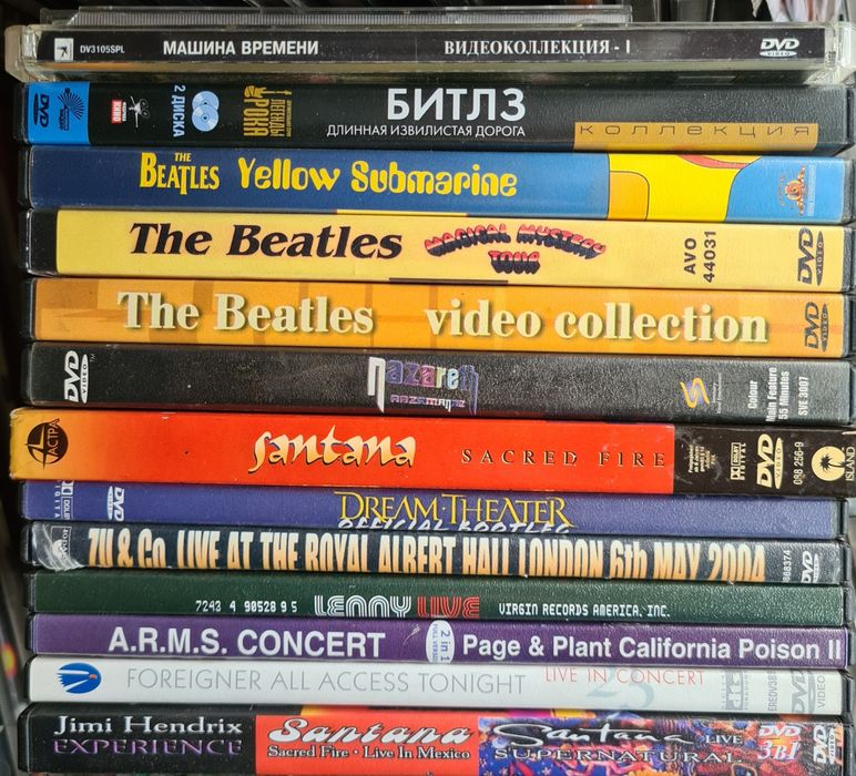 Продам музыкальные DVD диски