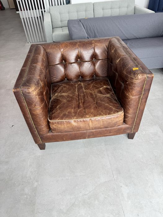 Fotel biurowy Eco Skora , uzywany  ,poleasingowy