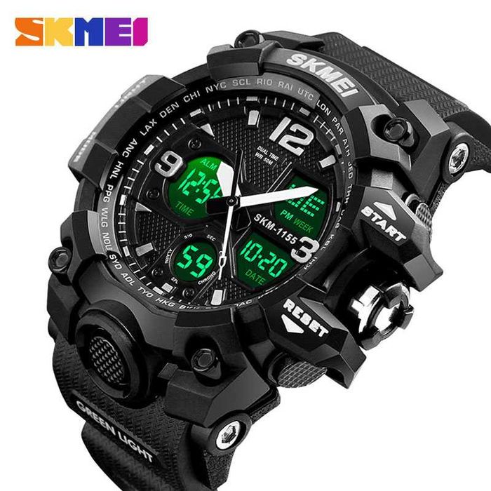 Часы наручные (годинник) SKMEI 1155b чёрные