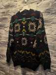 Sweter Westbury Alpaka Wełniany Wełna Wzorki Vintage