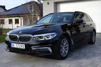 BMW Seria 5 BMW 520xd Luxury LIVE Cocpit HUD Kam360 Vat23% Brutto