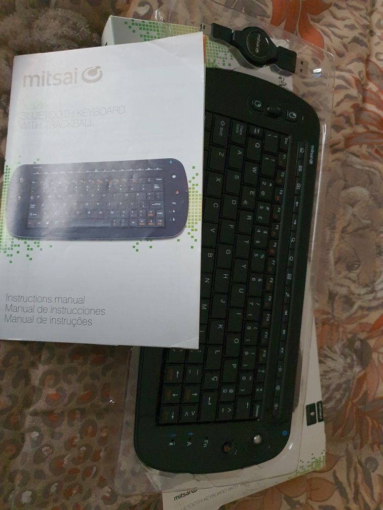 Teclado Mitsai wireless, Bluetooth como novo