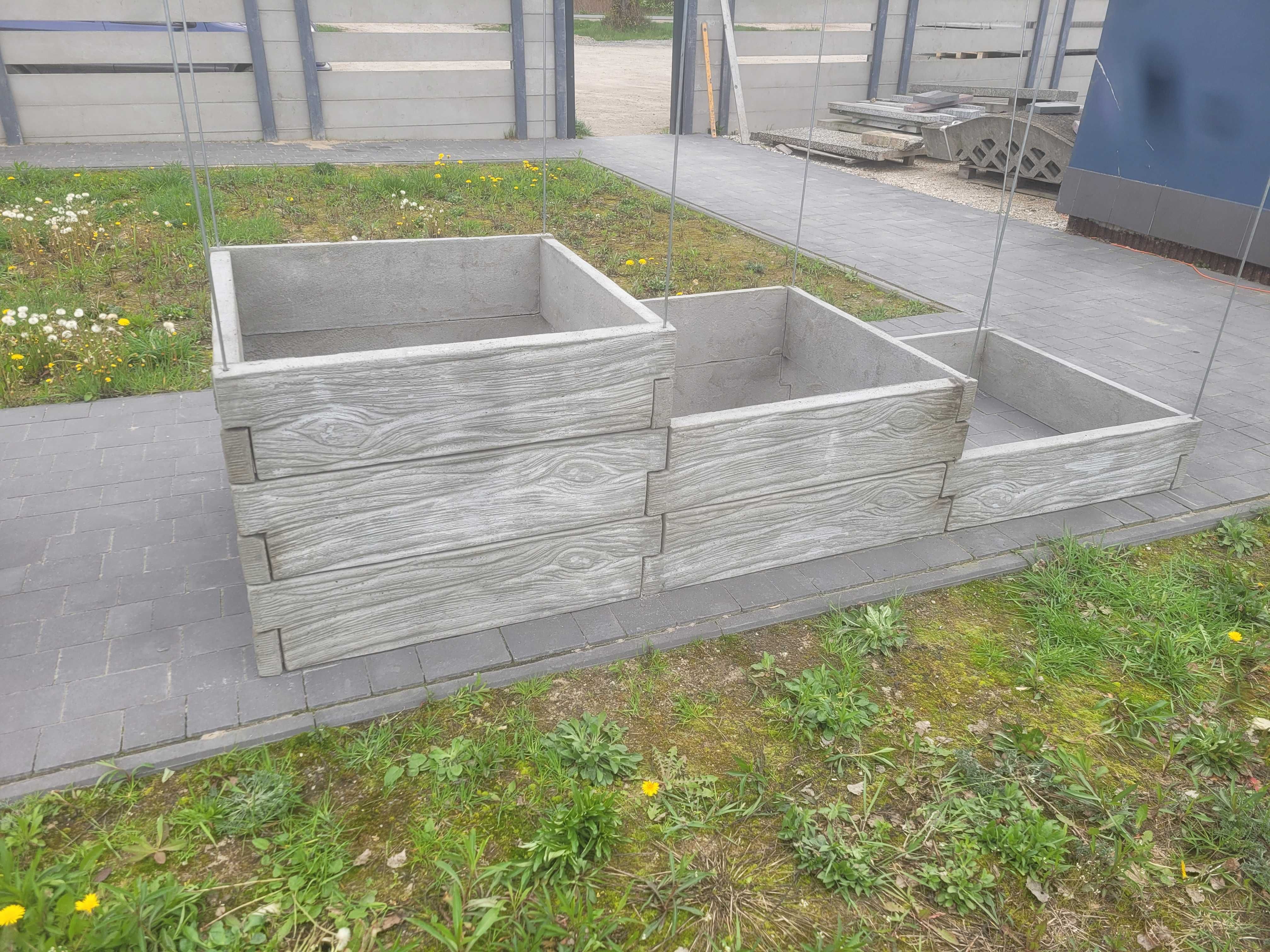 Grządki podwyższone warzywnik zielnik betonowy płyta betonowa ogrodowa