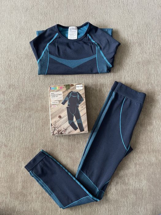 Bielizna termiczna niebiesko granatowa 122/128 rozmiar Lupilu