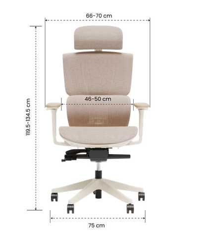 Ergonomiczne Krzesło z Wieloma Regulacjami (C7)