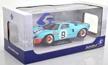 Ford GT40 "Gulf" #9 Vencedor Le Mans 1968 - 1/18 - Solido