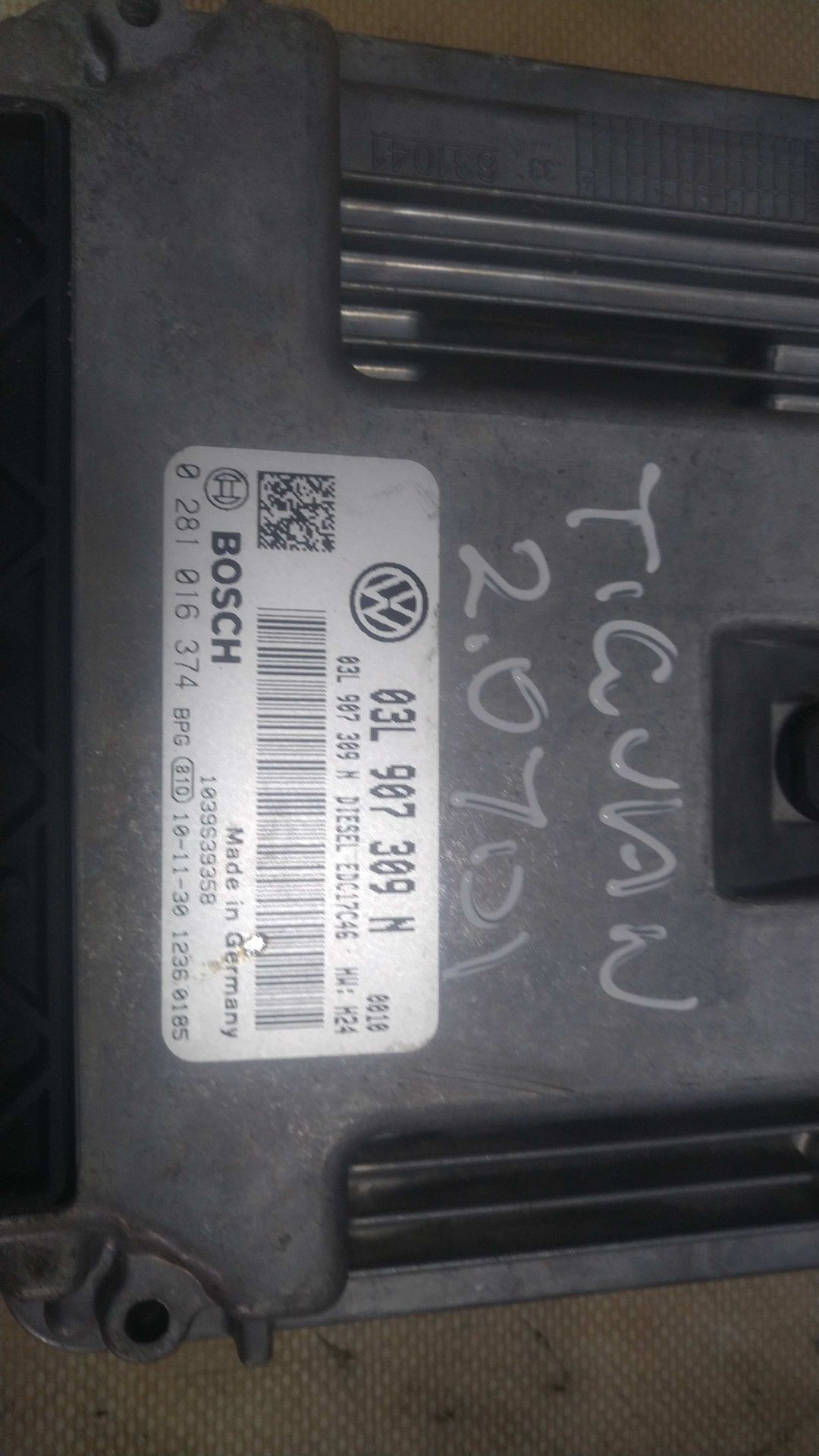 ) Tiguan zestaw startowy stacyjka kluczyk komputer licznik 2.0 TDI