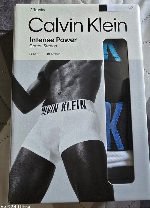 Slipki bokserki majtki Calvin Klein roz L 2 sztuki komplet