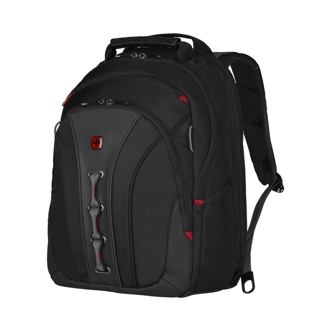wenger legacy 16 computer backpack black/gray (r) 600631