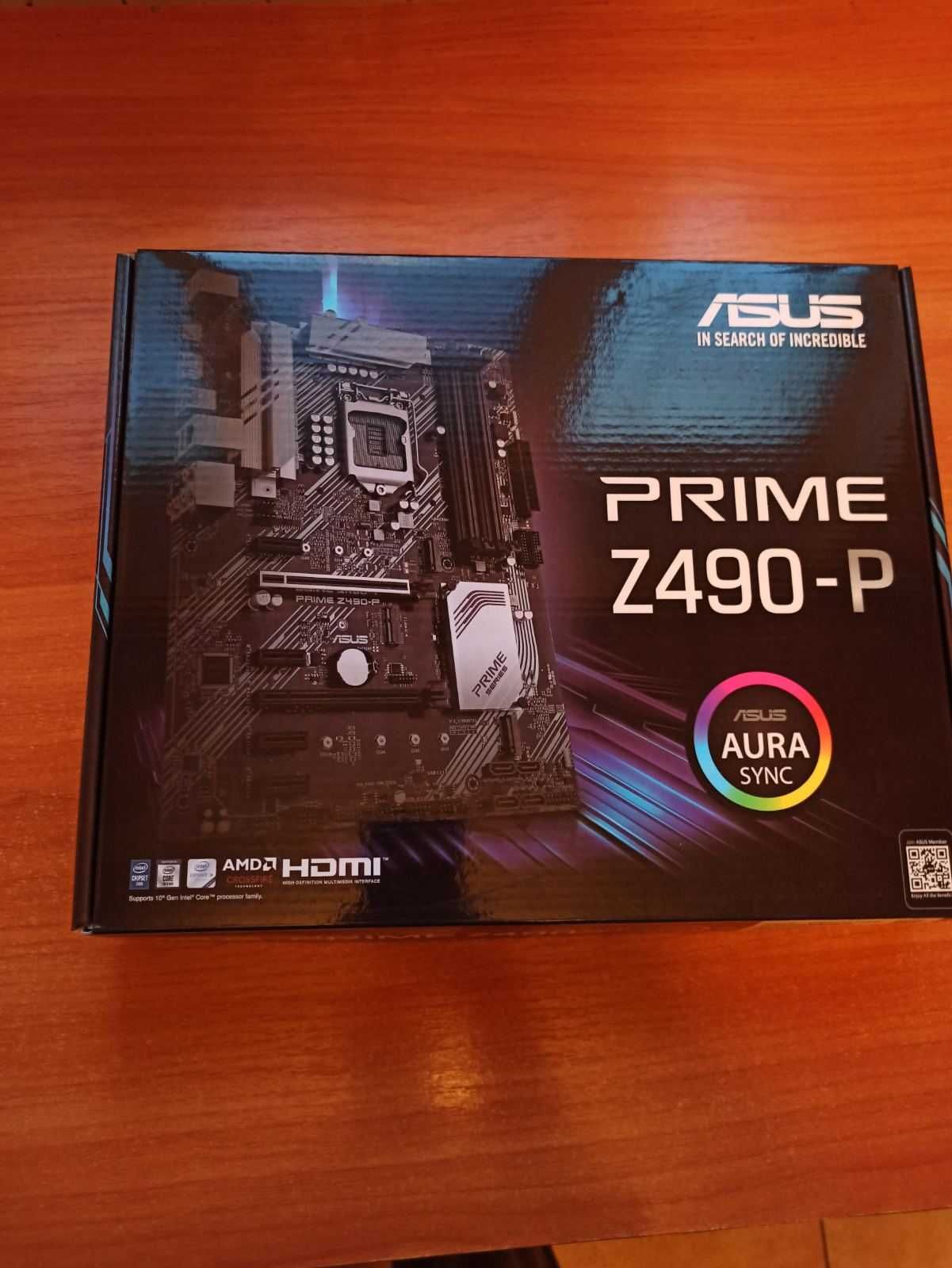 Комплект s1200 ASUS Z490-P + Celeron G5905 + 4GB DDR4 (стан нового)