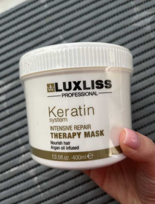Маска холодный ботокс для волос luxliss keratin repair therapy 400 мл