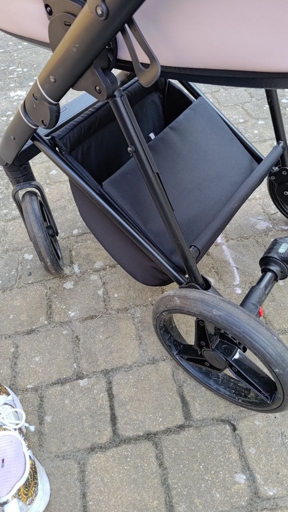 Wózek Adamex Blanc różowy wersja limitowana na gwarancji 2w1