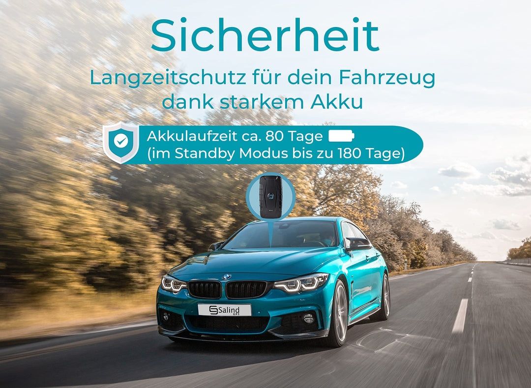 SALIND 20 GPS Tracker 4G para carros, máquinas, barcos - incl. ímã - a