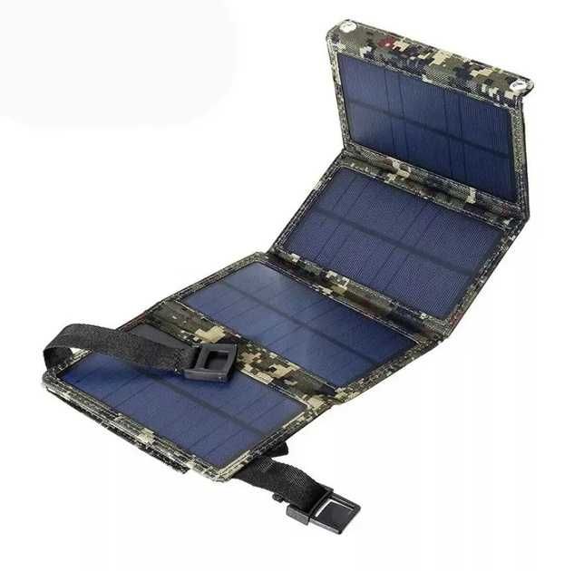 Портативний сонячний зарядний пристрій Solar 20w 5V 1.5A + USB