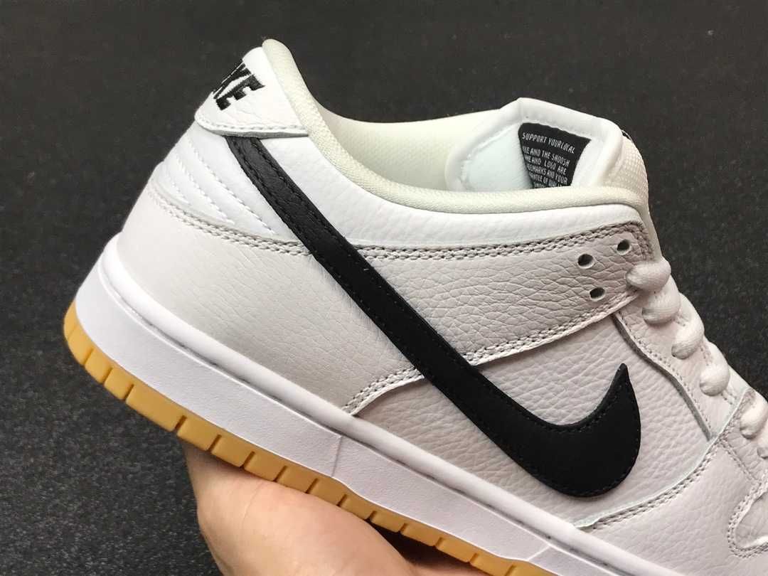 Nike SB Dunk Low Orange Label White Black (44)