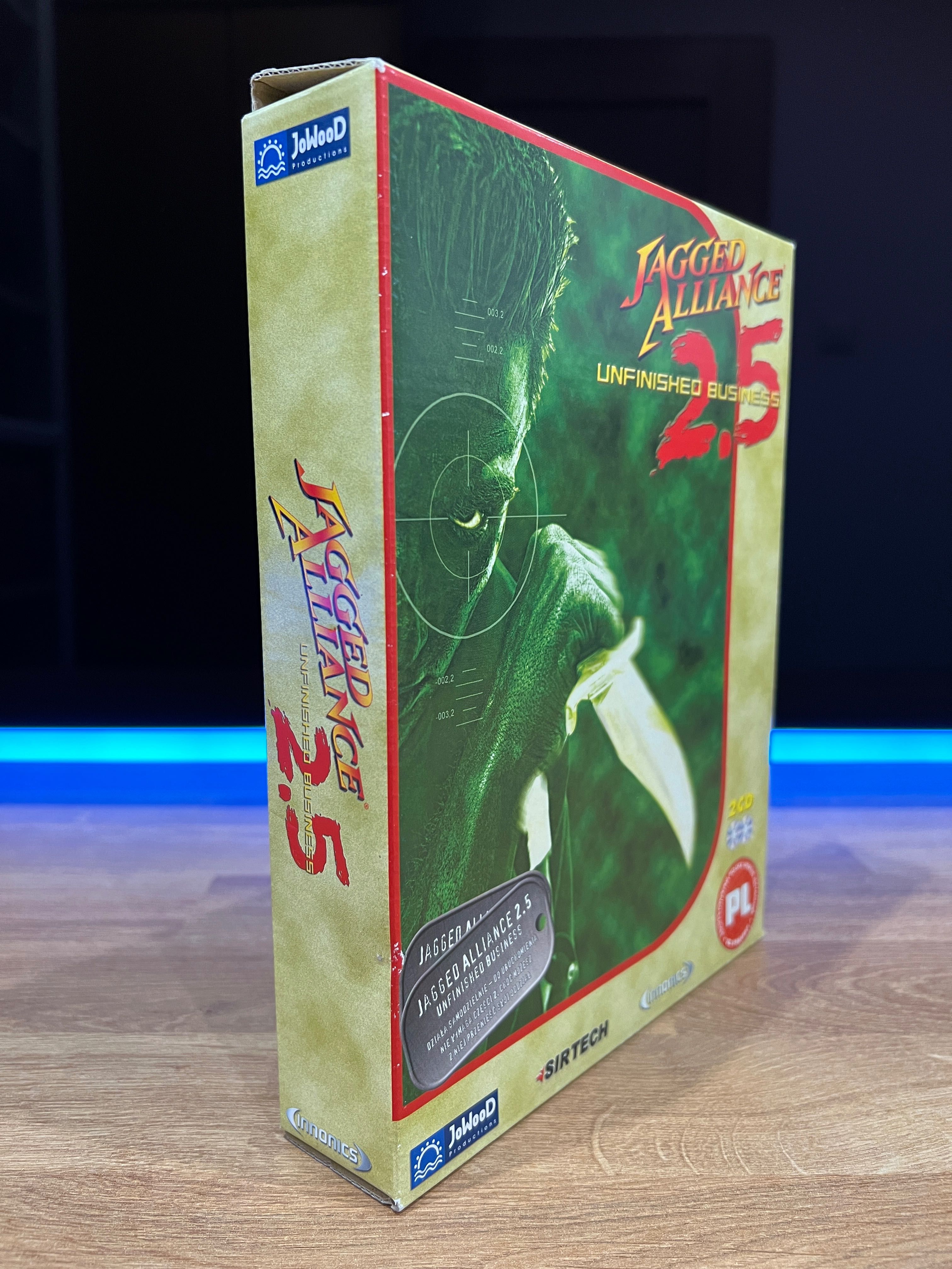 Jagged Alliance 2.5 gra (PC PL 2000) BIG BOX kompletne wydanie