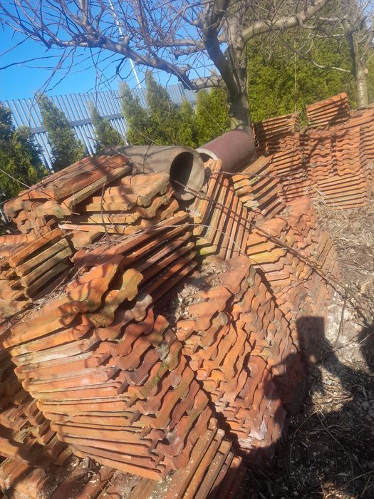 Dachówka przedwojenna, ceramiczna, Brzezinski
