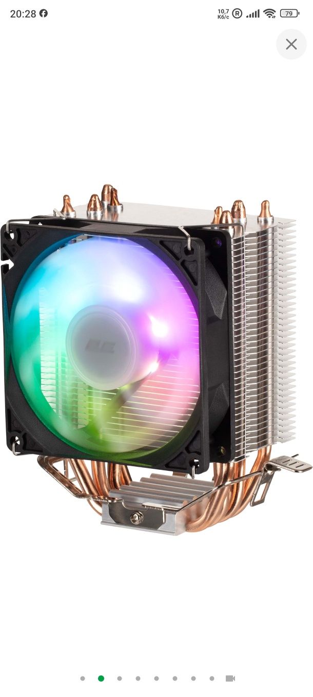 Кулер 2E Gaming Air Cool (AC90D4-RGB)кулер для процесора,універсальний