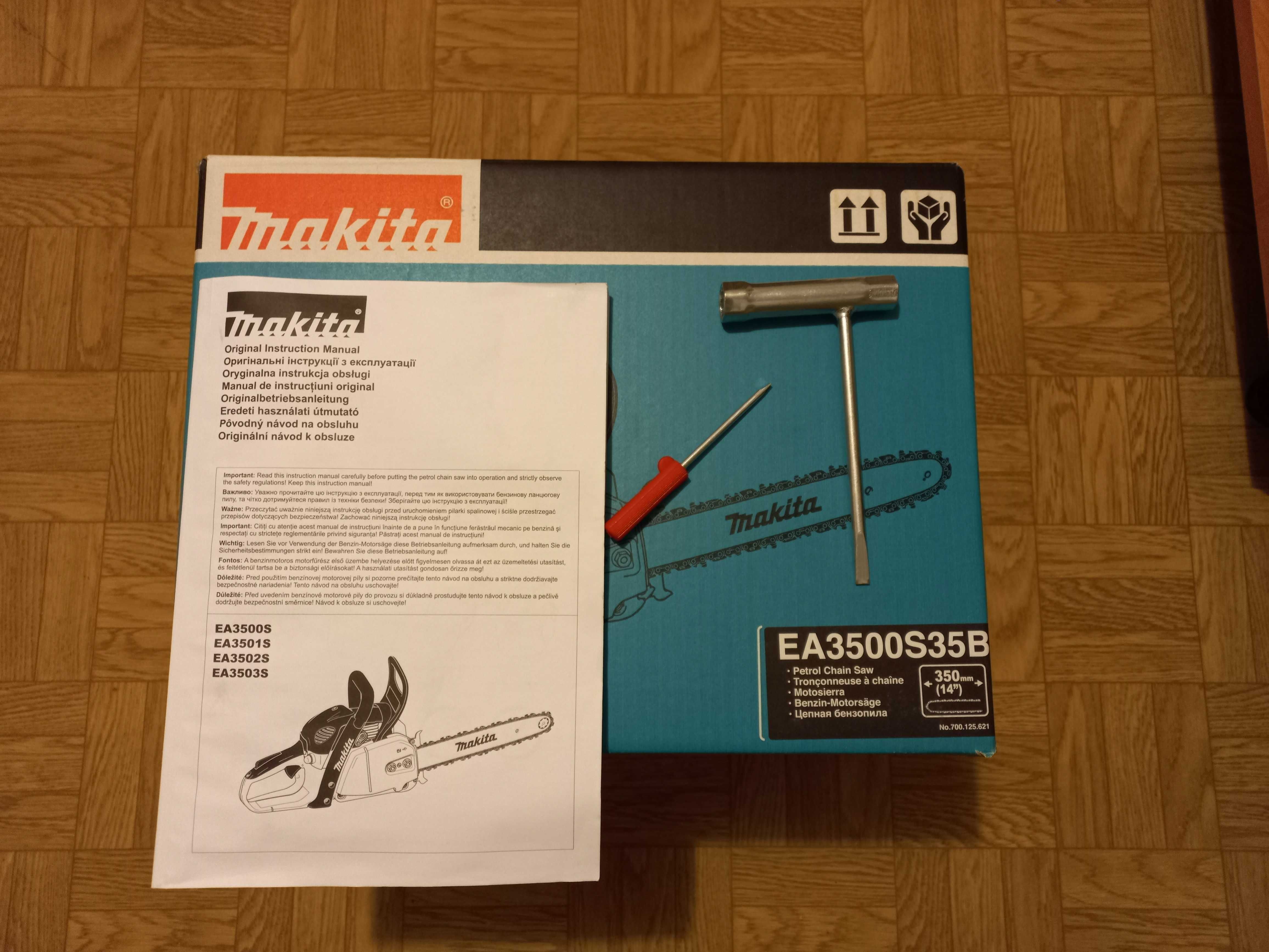 Piła spalinowa MAKITA EA3500S z nową prowadnicą 14" i łańcuchem OREGON